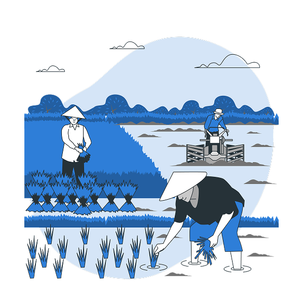 Agriculture industry illustration