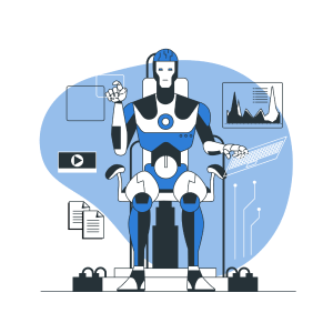 AI integration services illustration