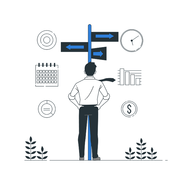 Custom CRM and ERP development services illustration