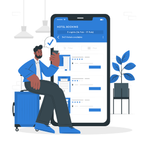 Hospitality & food service industry illustration