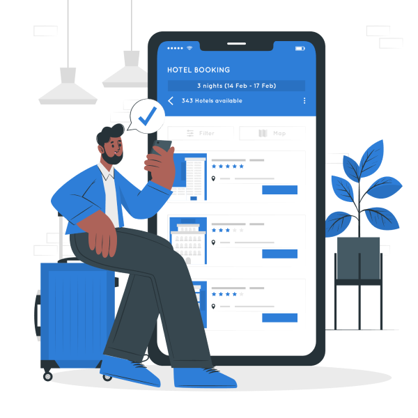 Hospitality & food service industry illustration