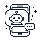 Icon representing AI chatbot development service