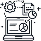 Icon representing custom CRM & ERP development service