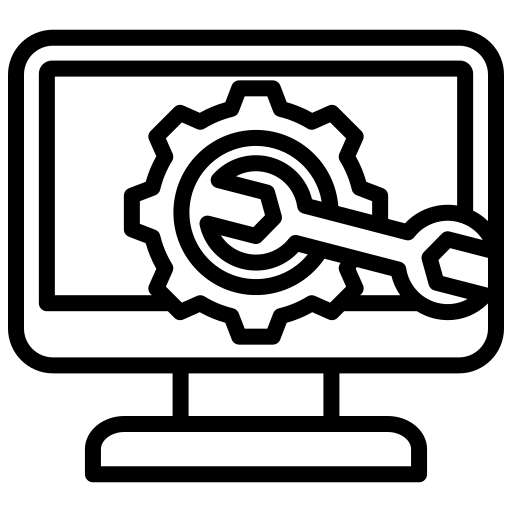 Icon representing Website maintenance services - security updates, bug fixes, and performance optimization.