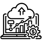 Icon representing Saas development service