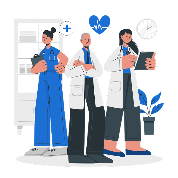 Web design and development services illustration